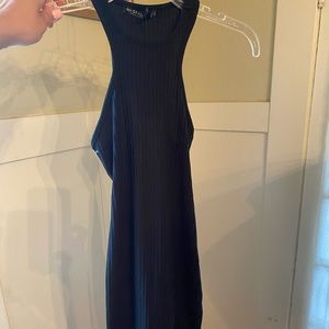 Nasty Gal mini open back vest dress